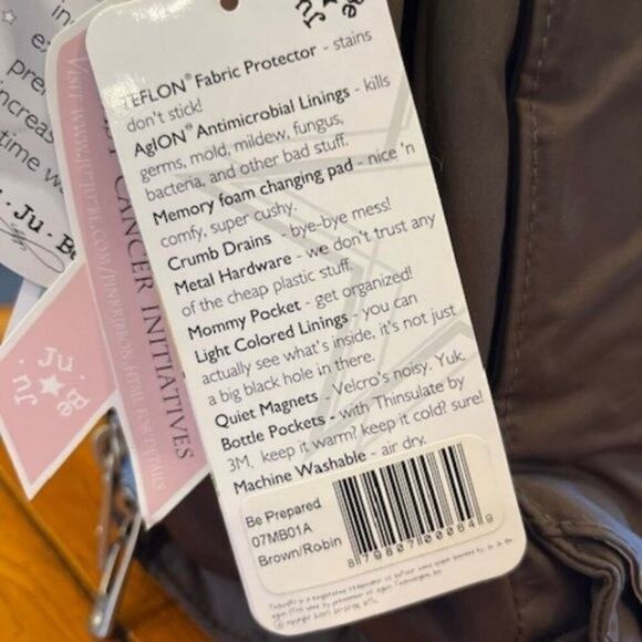 NWT Ju-Ju-Be - BePrepared - Chocolate / Robin - Picture 4 of 5